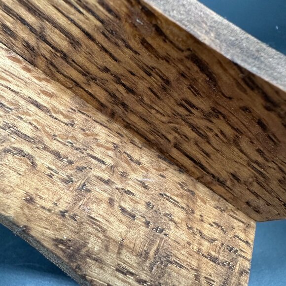 Vintage Mid Century Modern Wooden Candle Holder Display Stands Retro Set of 3 - Picture 6 of 12